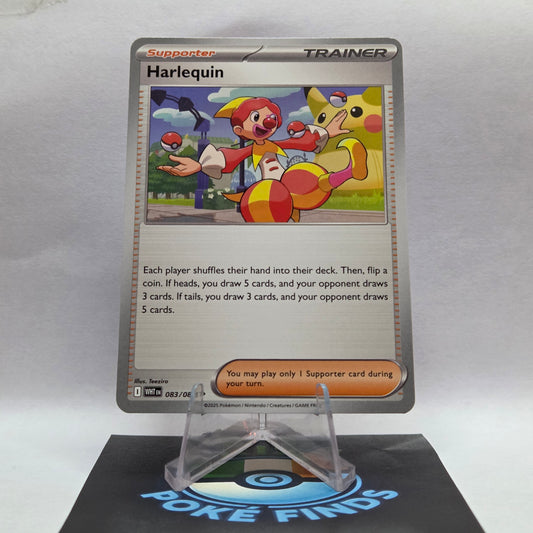 Harlequin #083 - White Flare