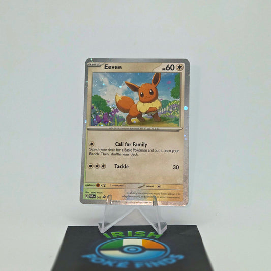 Eevee SVP #043 Black Star  Scarlet & Violet Promo (Cosmos Holo)