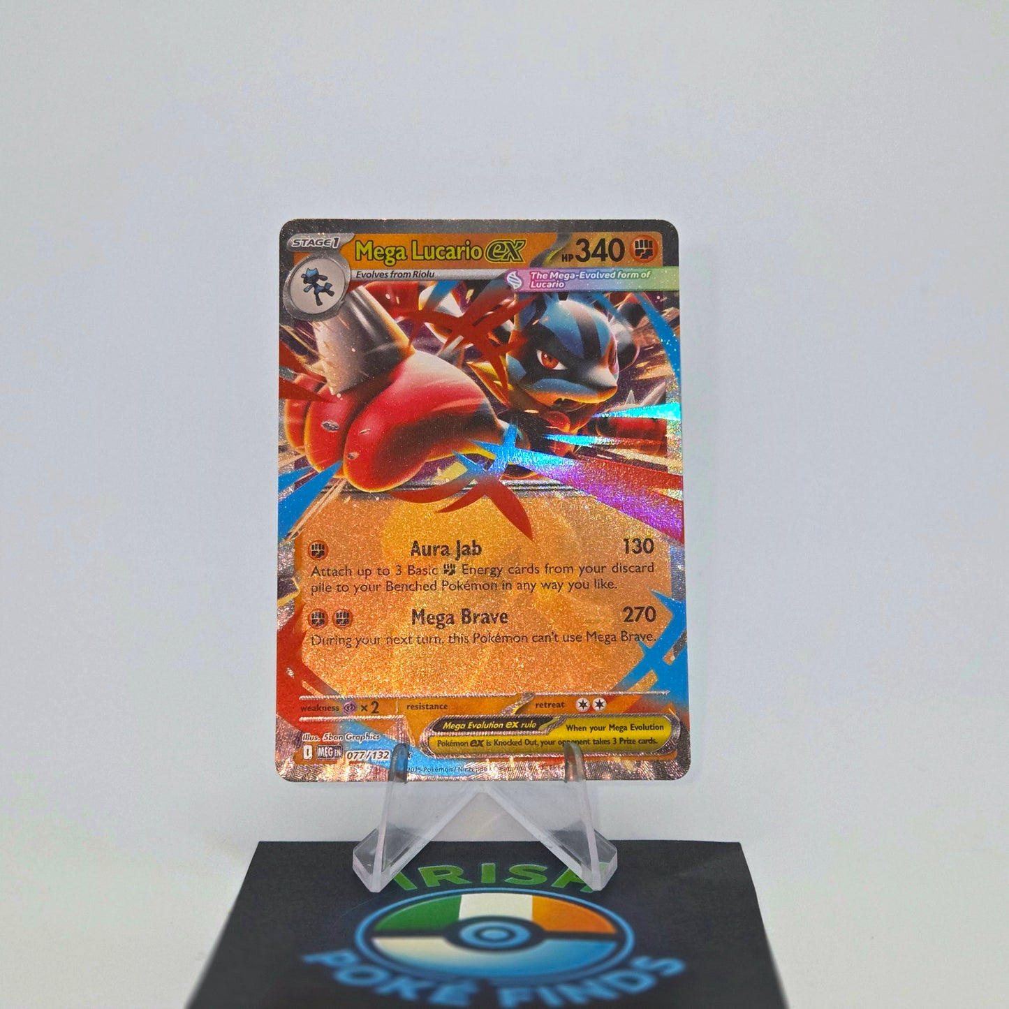 Mega Lucario ex #077 - Mega Evolution