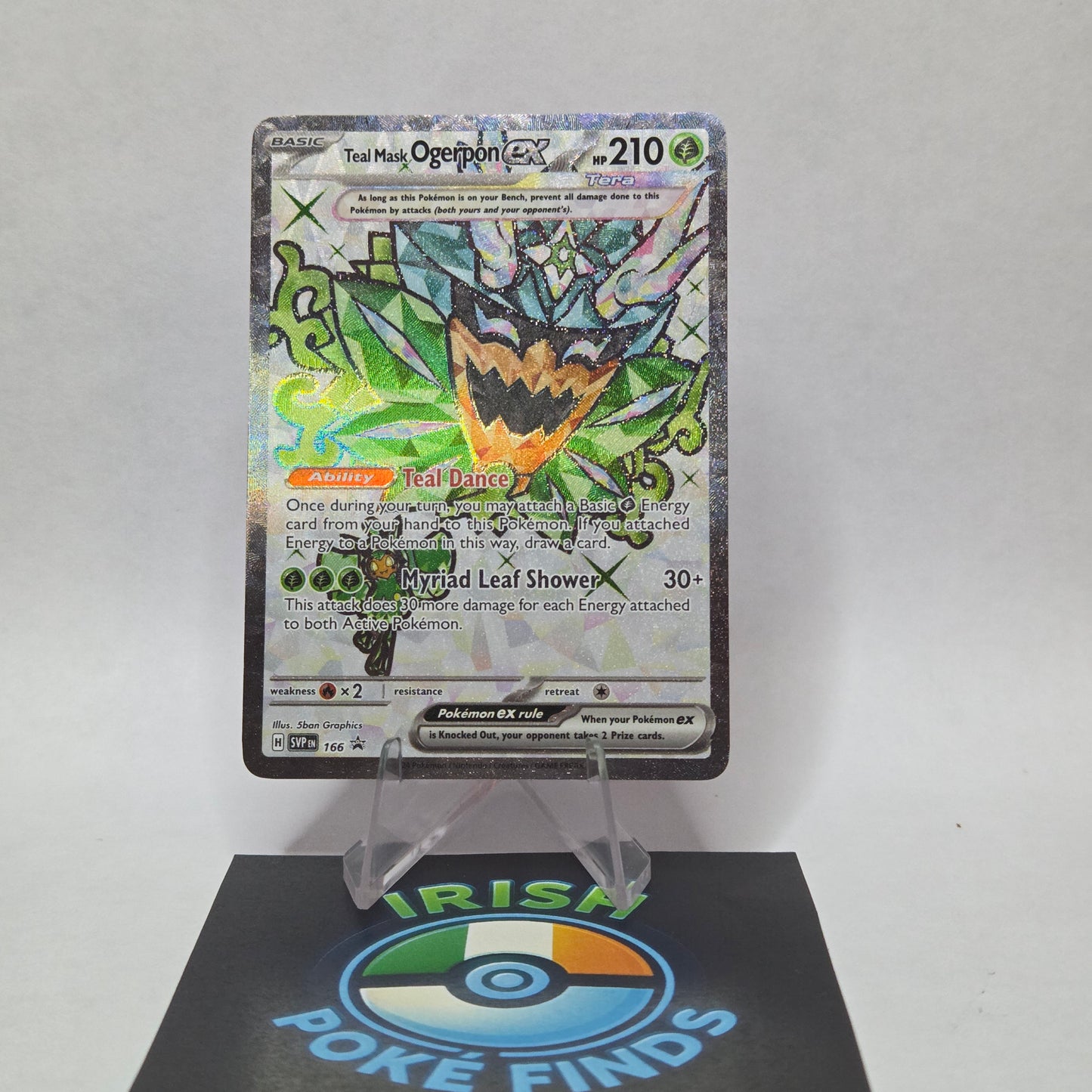 Teal Mask Ogerpon ex #166 Black Star Promos - Scarlet & Violet