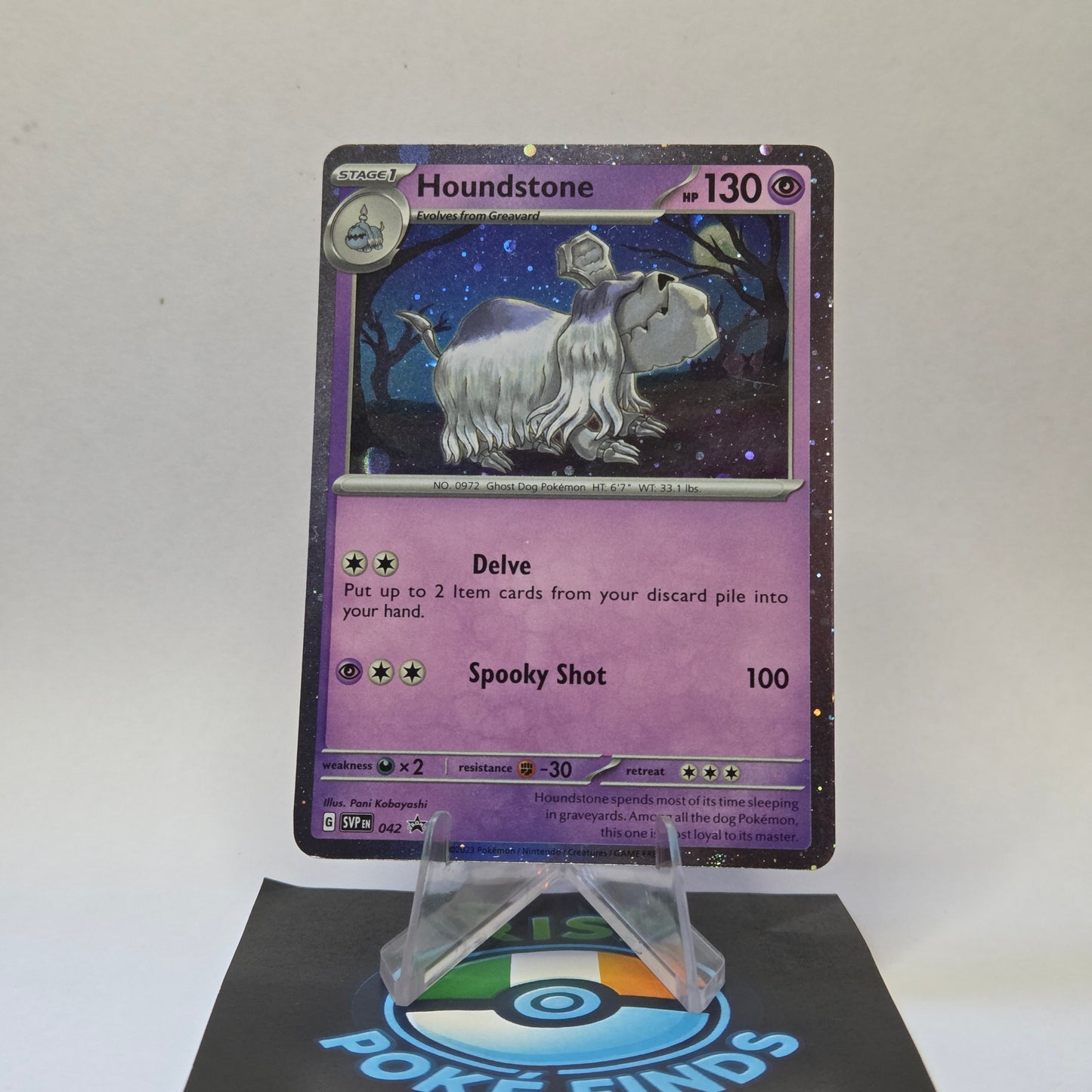 Houndstone (SVP 042) Black Star Promo - Scarlet & Violet