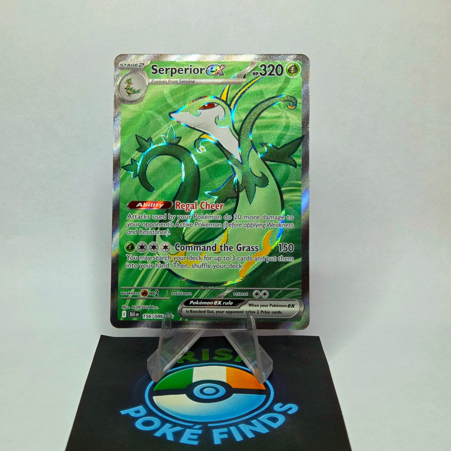 Serperior ex #156 - Black Bolt
