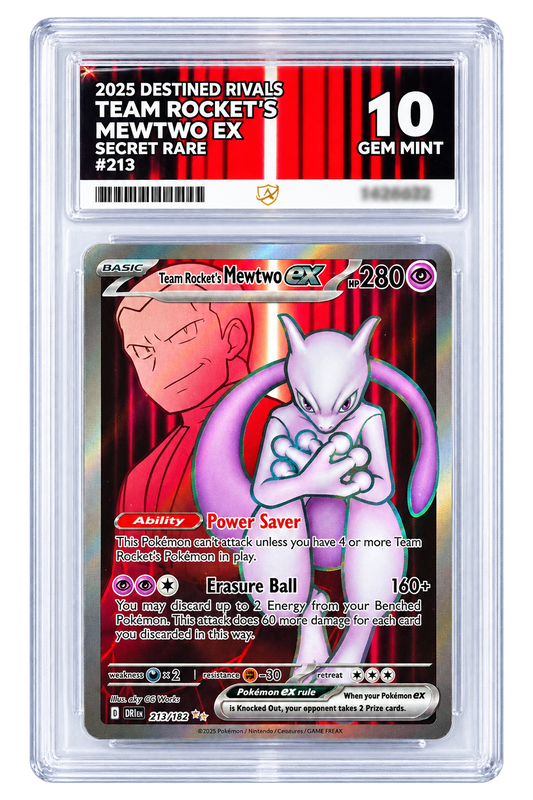 213 Team Rocket's Mewtwo EX - Destined Rivals Ace 10