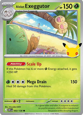 002 Alolan Exeggutor - 30th Celebration