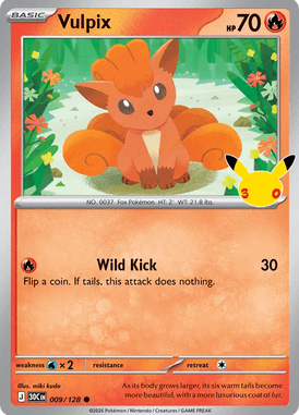 009 Vulpix - 30th Celebration