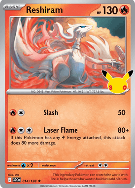 014 Reshiram - 30th Celebration
