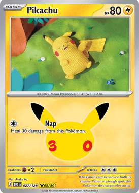 027 Pikachu - 30th Celebration