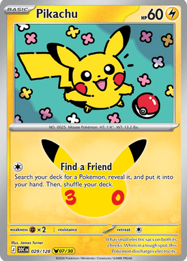 029 Pikachu - 30th Celebration