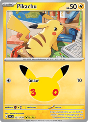 031 Pikachu - 30th Celebration