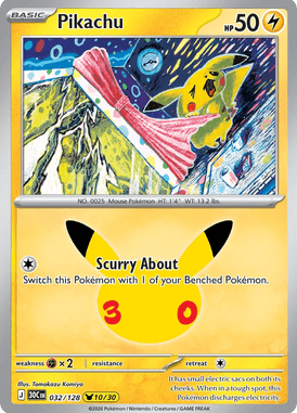 032 Pikachu - 30th Celebration