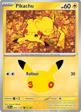 035 Pikachu - 30th Celebration