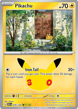 039 Pikachu - 30th Celebration