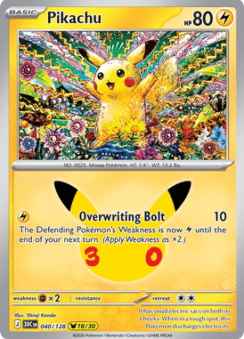 040 Pikachu - 30th Celebration