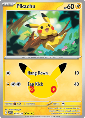 041 Pikachu - 30th Celebration