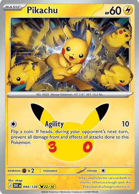 044 Pikachu - 30th Celebration
