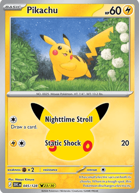 045 Pikachu - 30th Celebration