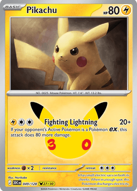 049 Pikachu - 30th Celebration