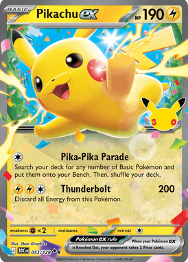 053 Pikachu ex - 30th Celebration