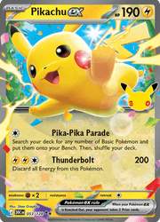 053 Pikachu ex - 30th Celebration