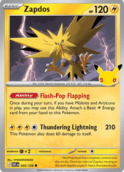 055 Zapdos - 30th Celebration