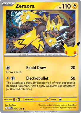 057 Zeraora - 30th Celebration