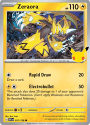 057 Zeraora - 30th Celebration
