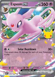 070 Espeon ex - 30th Celebration