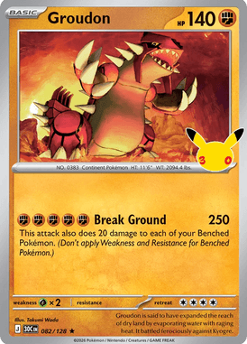 082 Groudon - 30th Celebration