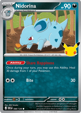 088 Nidorina - 30th Celebration