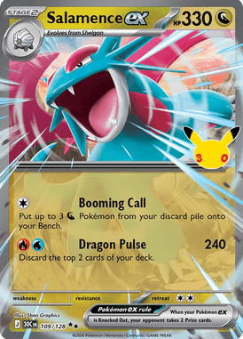 109 Salamence ex - 30th Celebration