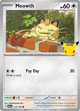 113 Meowth - 30th Celebration