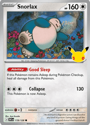 119 Snorlax - 30th Celebration