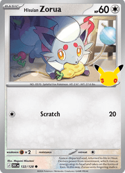 122 Hisuian Zorua - 30th Celebration