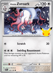 123 Hisuian Zoroark - 30th Celebration