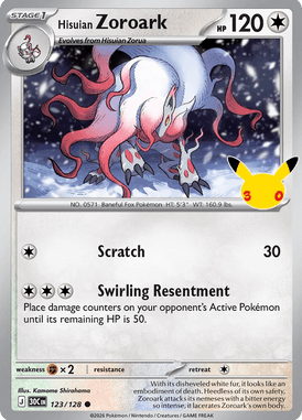 123 Hisuian Zoroark - 30th Celebration