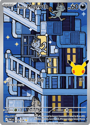 139 Alolan Meowth - 30th Celebration