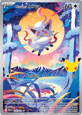 145 Hisuian Zorua - 30th Celebration