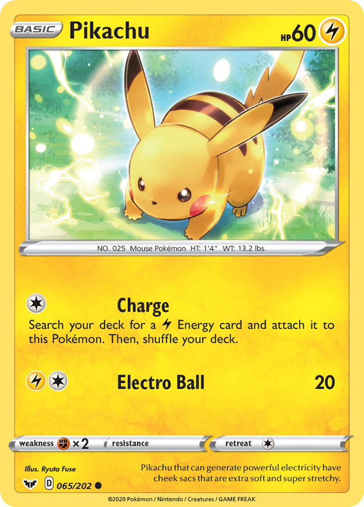Pikachu – Sword & Shield SSH 65