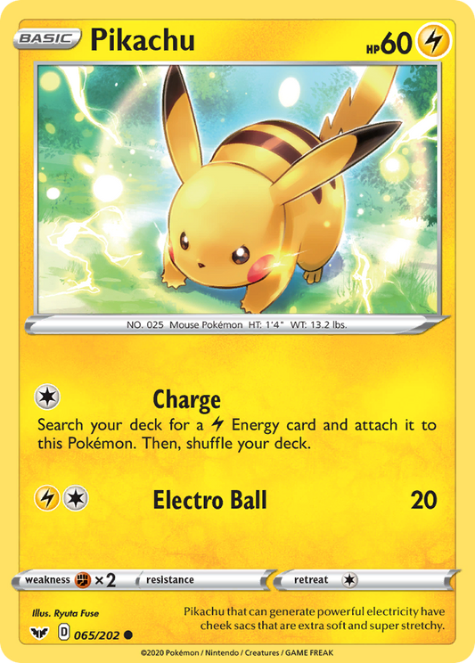 Pikachu – Sword & Shield SSH 65