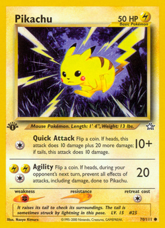 70 Pikachu – Neo Genesis