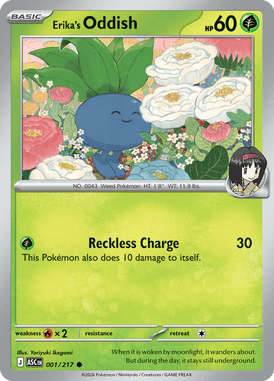 001 Erika's Oddish - Ascended Heros