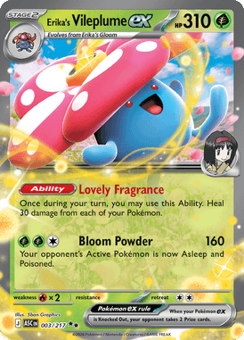 003 Erika's Vileplume ex - Ascended Hereos