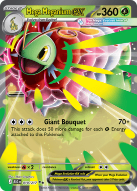 010 Mega Meganium ex - Ascended Hereos