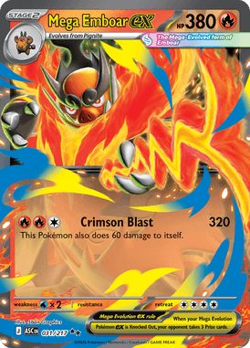 031 Mega Emboar ex - Ascended Heros