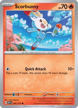 036 Scorbunny - Ascended Hereos