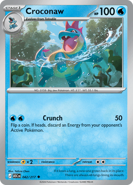 042 Croconaw - Ascended Hereos