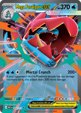 043 Mega Feraligatr ex - Ascended Hereos