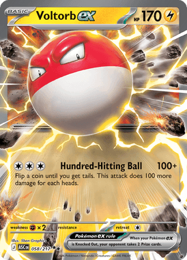 058 Voltorb ex - Ascended Hereos