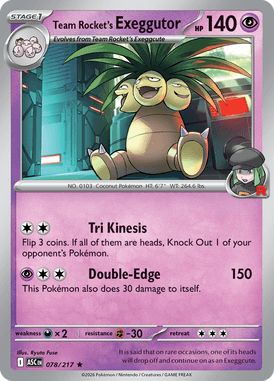 078 Team Rocket's Exeggutor - Ascended Hereos