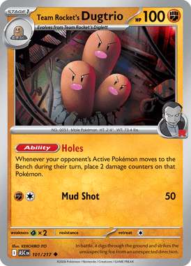 101 Team Rocket's Dugtrio - Ascended Hereos